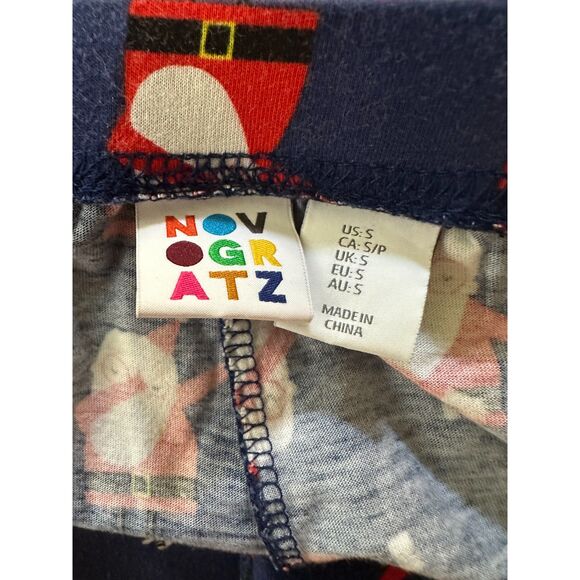 Women's Long Sleeve Christmas "Forced Family Fun" Tee & Santa Leggings Size S - Picture 6 of 7